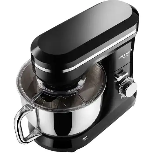 Тістоміс планетарний міксер Mozano AGD/ROB/03#CZARNY 4.5 л чаша з нержавіючої сталі імпульс режим - фото 3