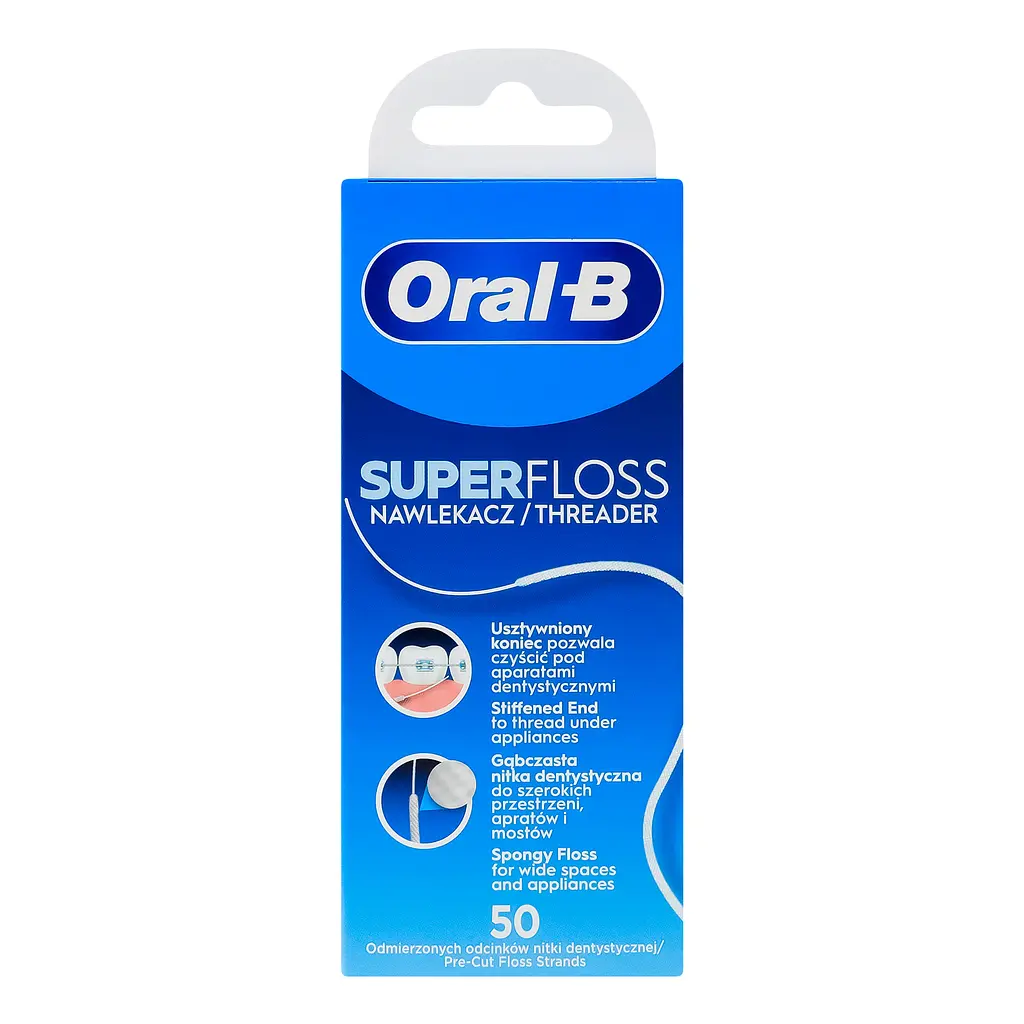 Зубна нитка Oral-B Superfloss 50 шт. - фото 4