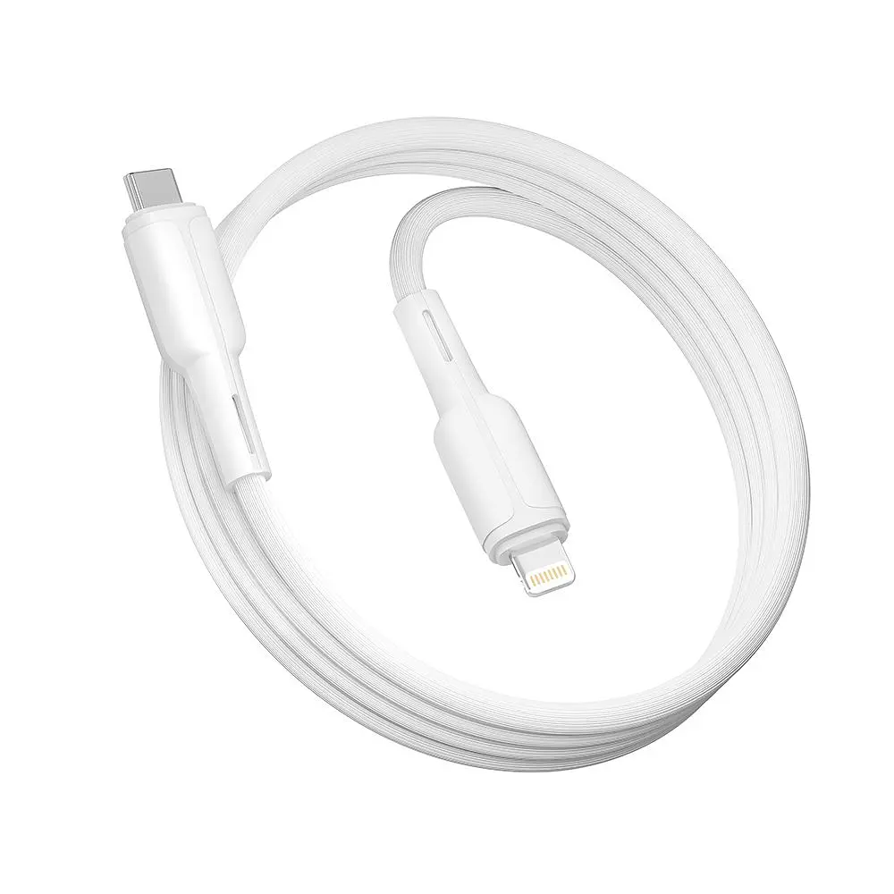 Кабель для зарядки и обмена данными USB Ridea RC-CO10 CommonPro 30W 10V/3A Type-C to Lightning 1 м Белый