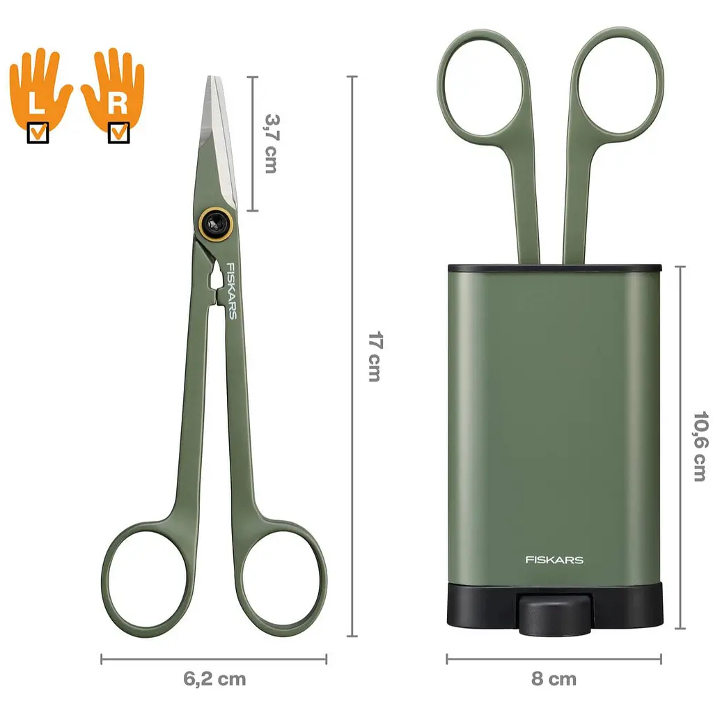 Ножиці Fiskars Plant Care для обрізки кімнатних рослин (1075315) - фото 5