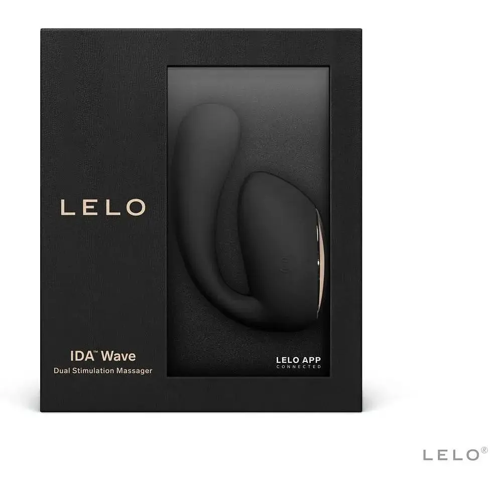 Смарт-вібратор Lelo Ida Wave Black вагінально-кліторальна технологія WaveMotion 2 мотора - фото 7