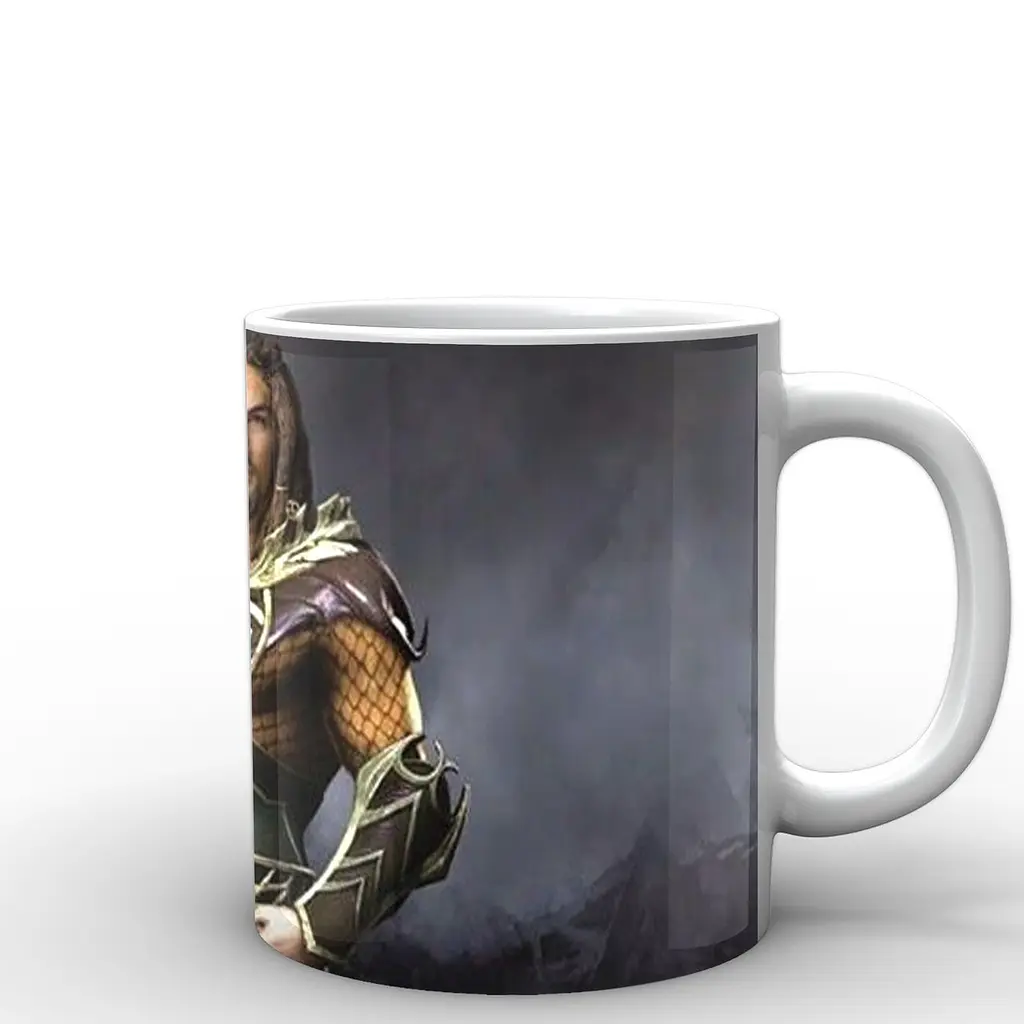 Кухоль GeekLand Аквамен Aquaman Jason Momoa Aquaman 2 AQ.02.002 330 мл білий - фото 3