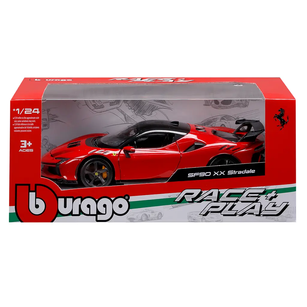 Автомодель Bburago серії R&P Ferrari SF90 XX Stradale (18-26032) - фото 6