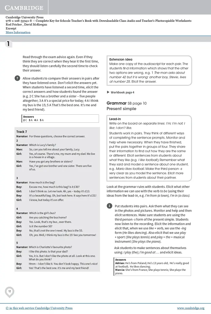 Complete Key for Schools Student Pack (SB w/o answers with Online Practice and WB w/o answers) - фото 4