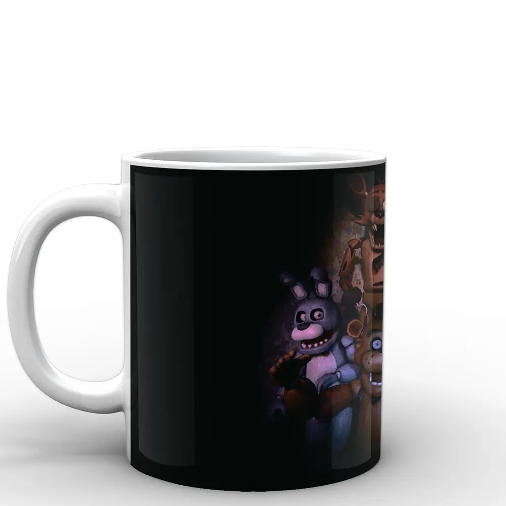 Кухоль GeekLand Five Nights At Freddys П'ять ночей з Фредді постер FN.02.013 330 мл білий - фото 2