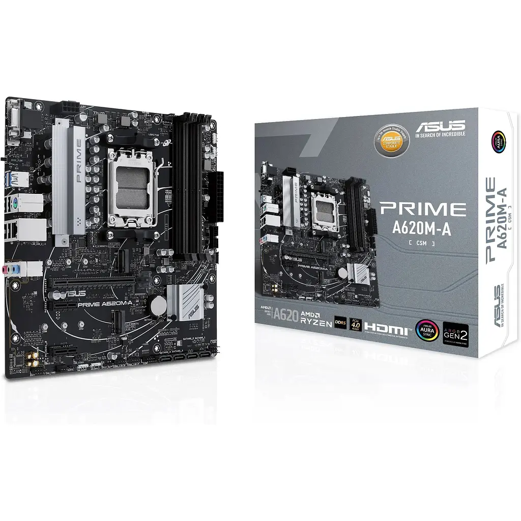 Материнская плата Asus Prime A620M-E-CSM Socket AM5 - фото 2
