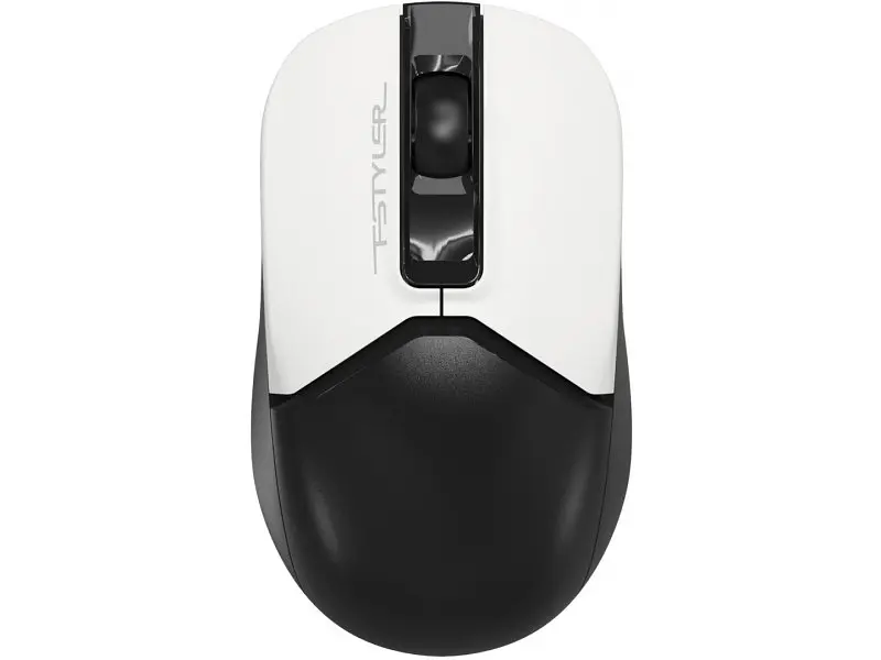 Миша A4Tech FG12S Black+White (безшумний клік)