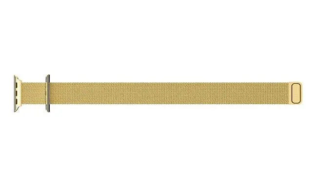 Миланский сетчатый ремешок Primo для Apple Watch 42 мм, 44 мм, 45 мм Gold - фото 3