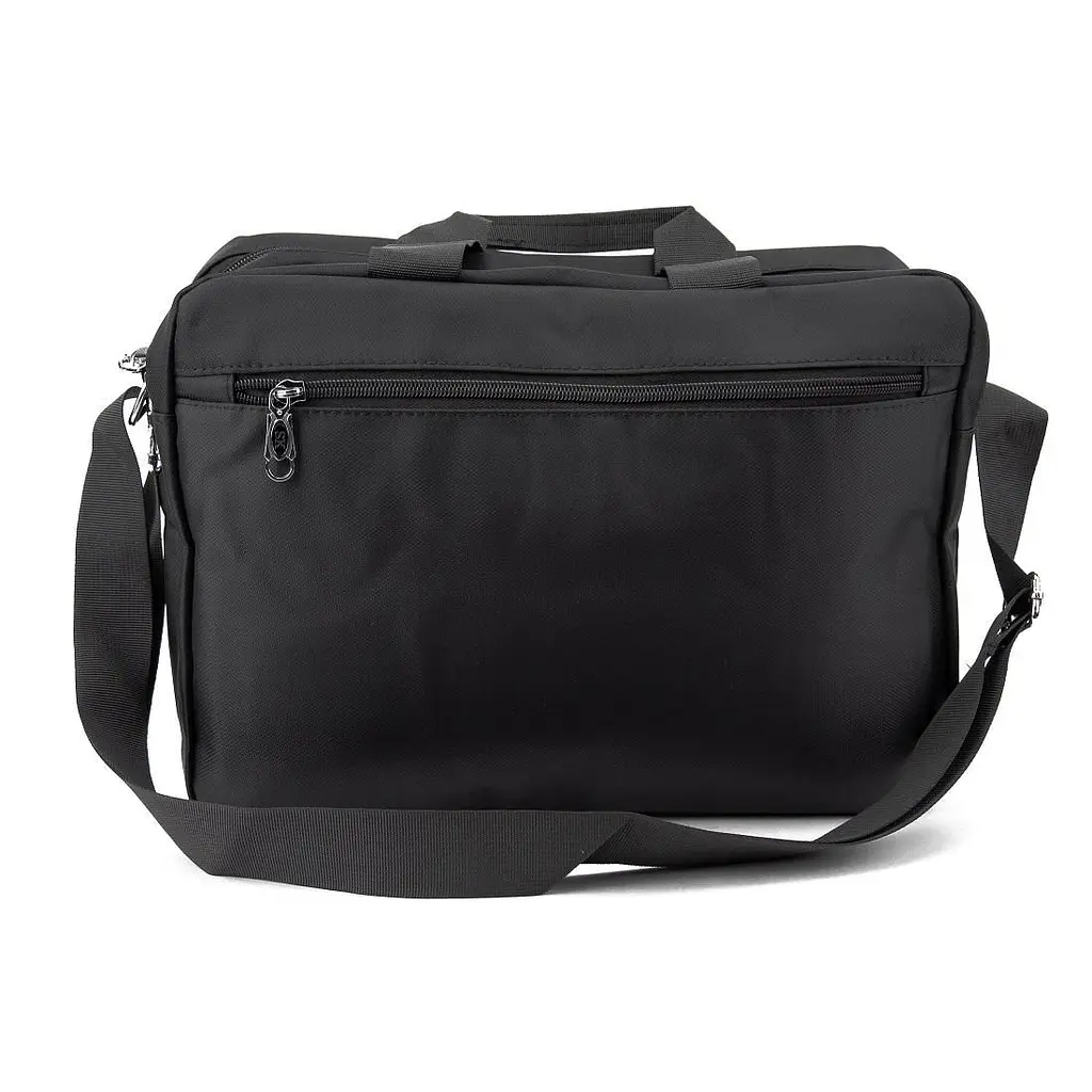 Сумка-портфель чоловіча текстильна для ноутбука 13'' та документів Tiding Bag M56-3813A чорна - фото 5