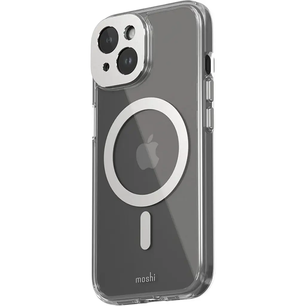 Чохол-накладка Moshi iGlaze Slim Hardshell Case Luna Silver для iPhone 15 (99MO231001) - фото 2