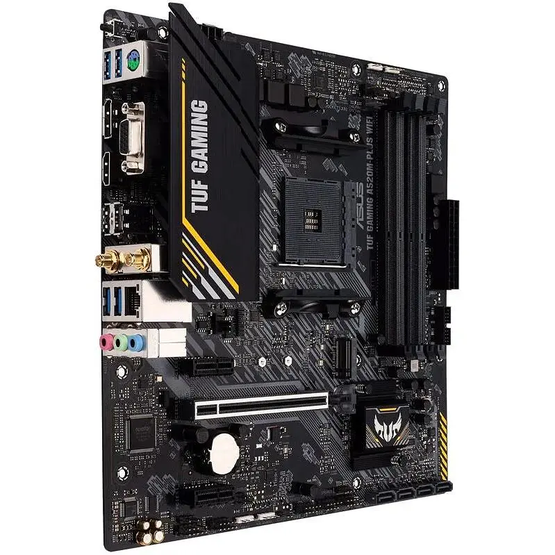 Материнская плата Asus TUF Gaming A520M-Plus WiFi Socket AM4 - фото 3