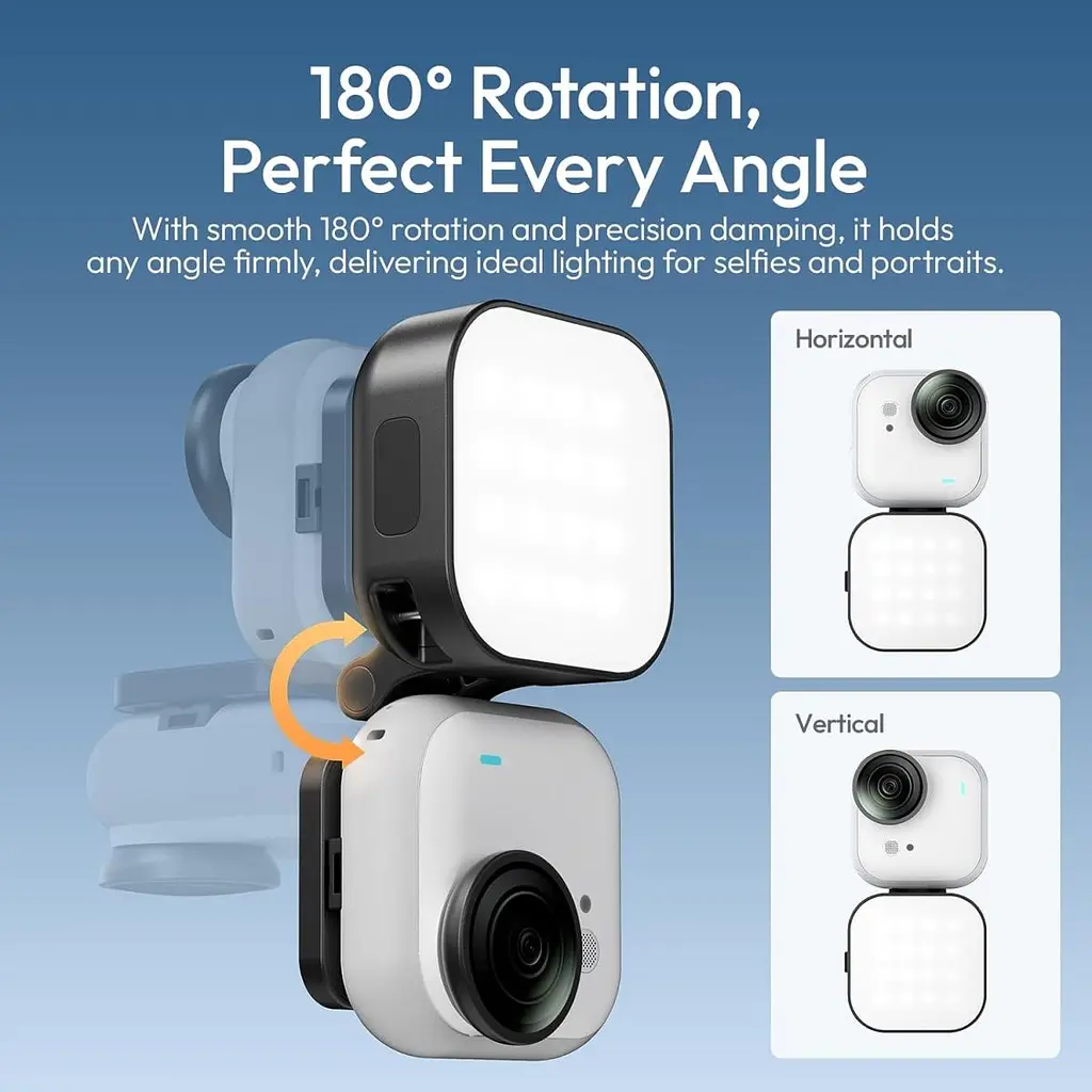 Накамерне світло Ulanzi IN07 Magnet для Insta360 Go Ultra (L294) [168630] - фото 11