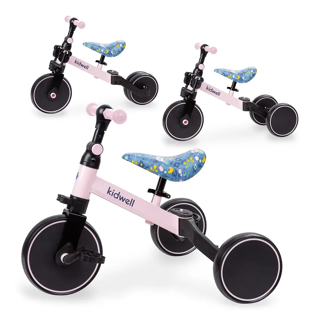 Дитячий велосипед Kidwell Pico 3 в 1 flower (5901130090402) - фото 3
