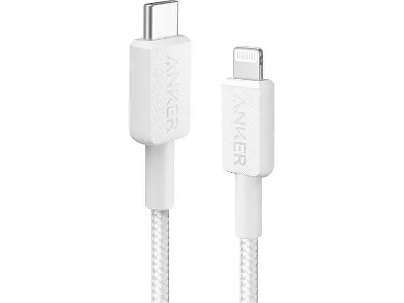 Кабель Lightning ANKER Powerline 322 USB-З to Lightning 1.8м White (A81B6H21)