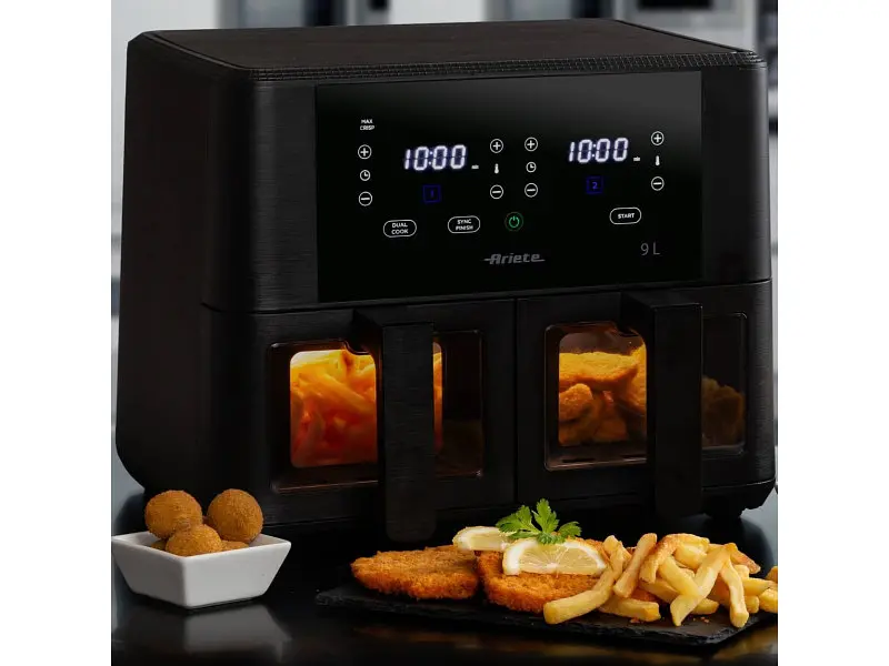 Мультипіч (аерофритюрниця) Ariete Friggitrice ad aria 9L con vetro 4631/00 - фото 9