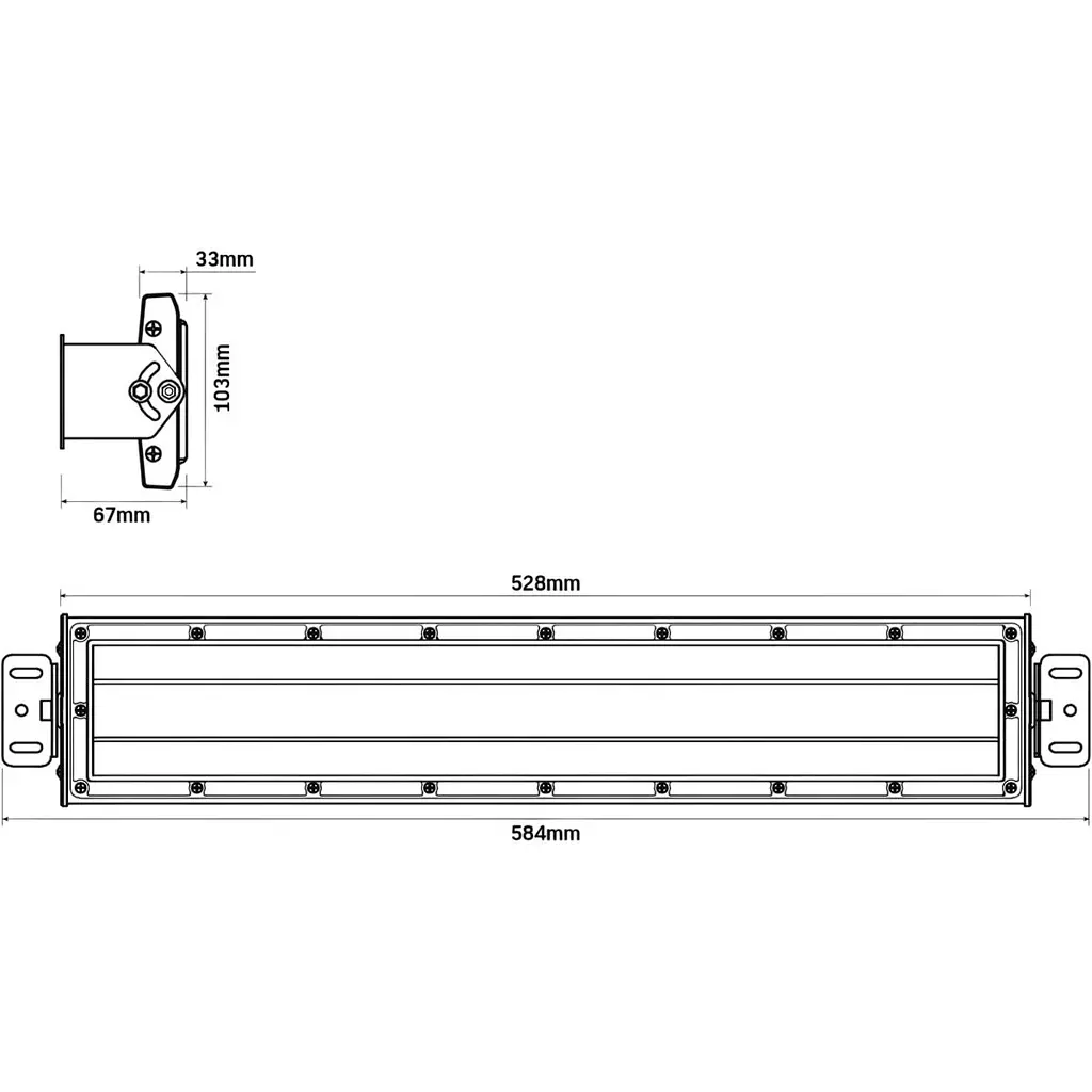 Світлодіодний прожектор Videx HBL02 100W 5000K Black (VL-HBL02-1005B) [174701] - фото 3