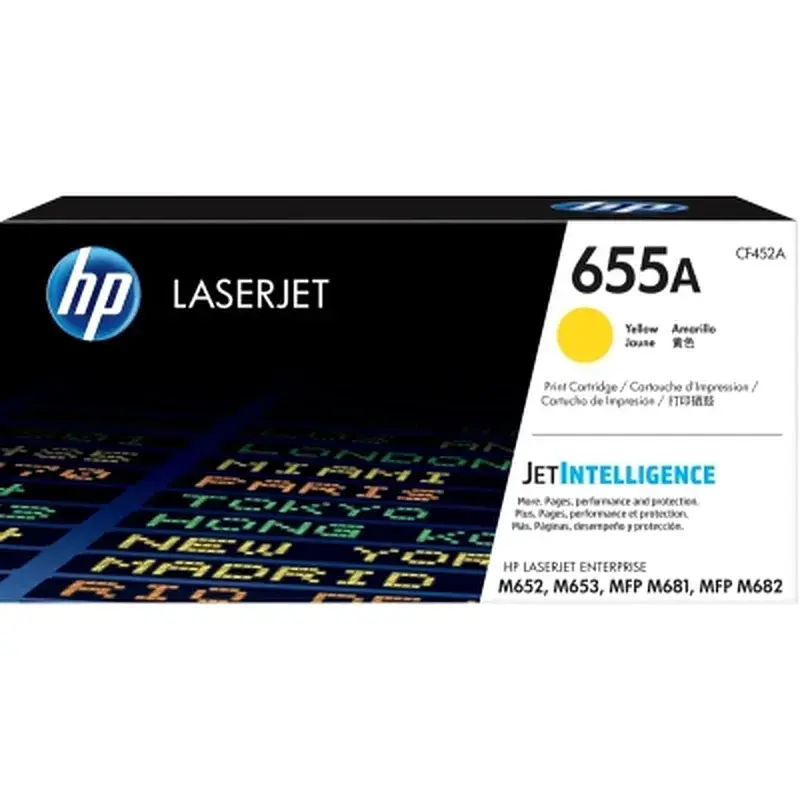 Картридж HP CLJ 655A Yellow 10.5K (CF452A)