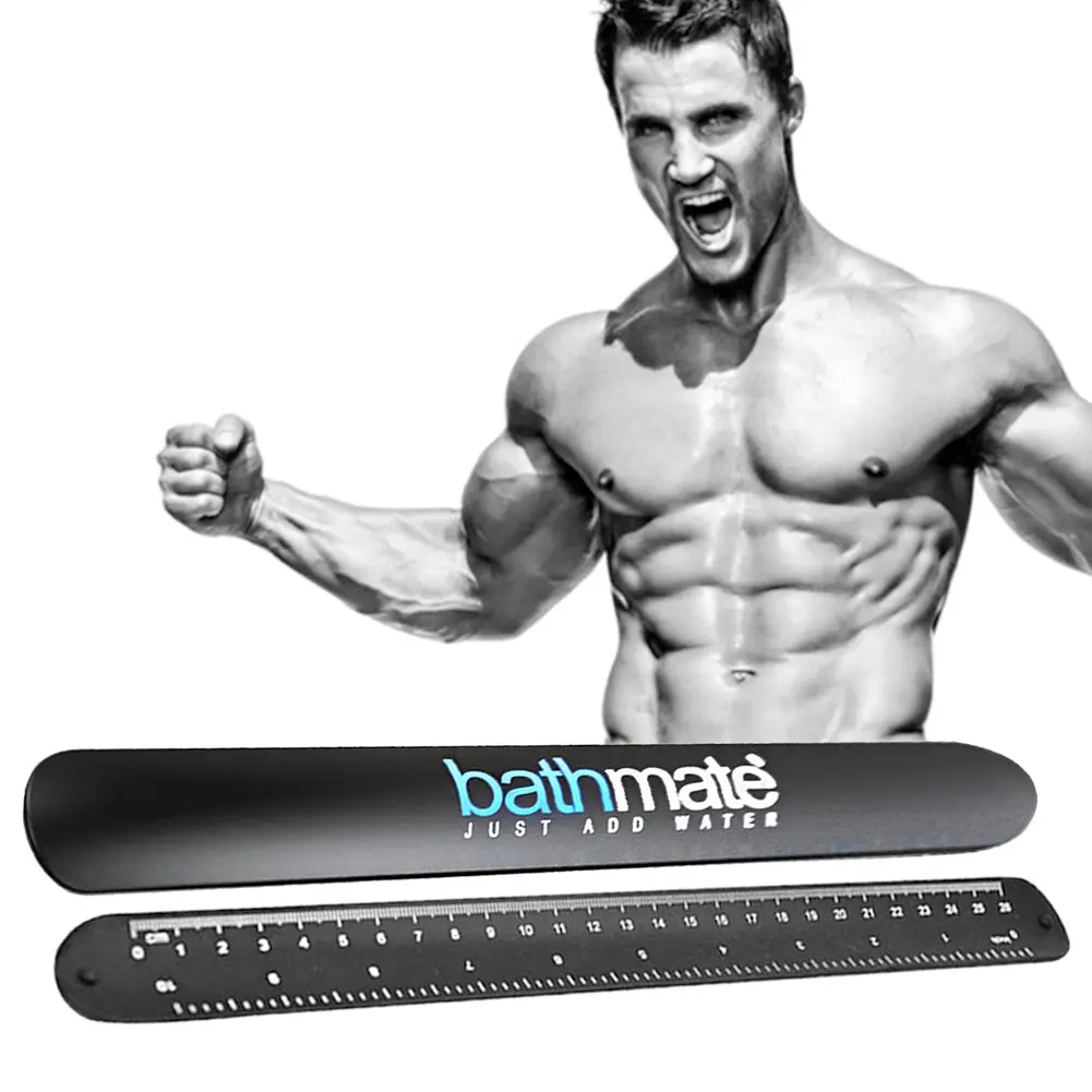 Лінійка для вимірювання пеніса Bathmate Measuring Gauge V2 26 см Чорна - фото 9
