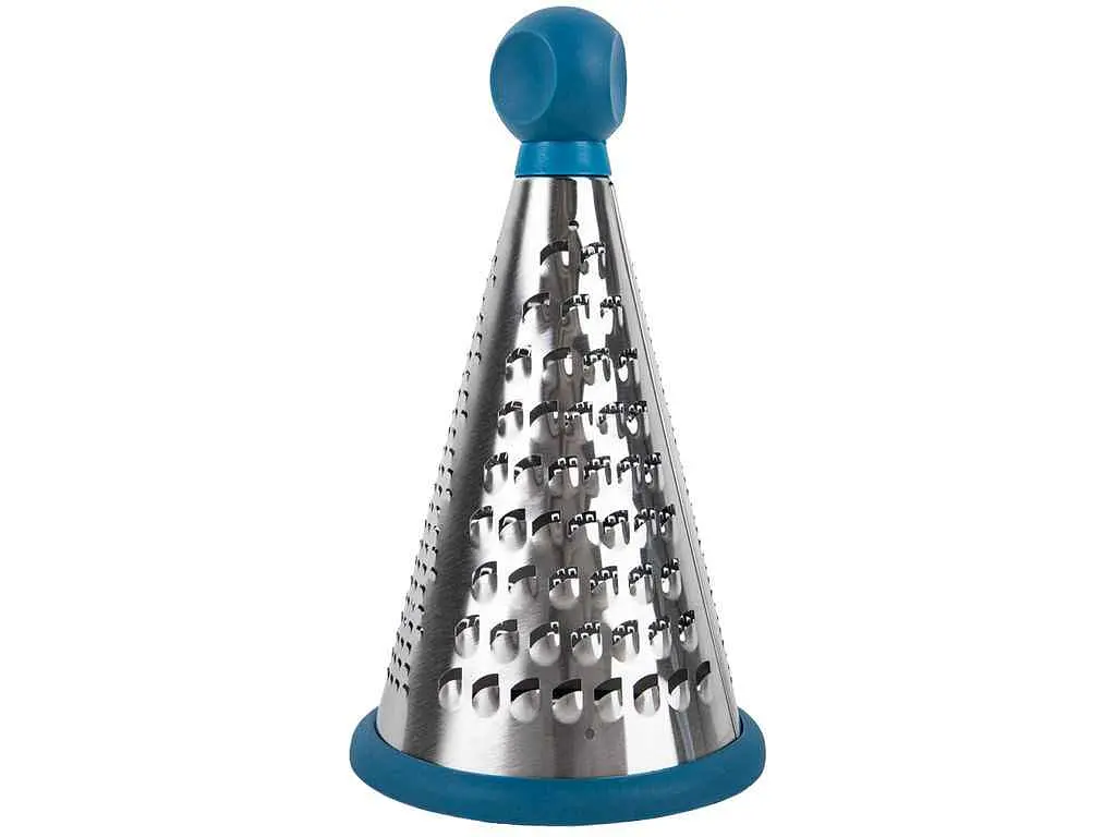 Терка LESSNER конус з пластик.ручкою 3-х гранна 10103 Sky Blue