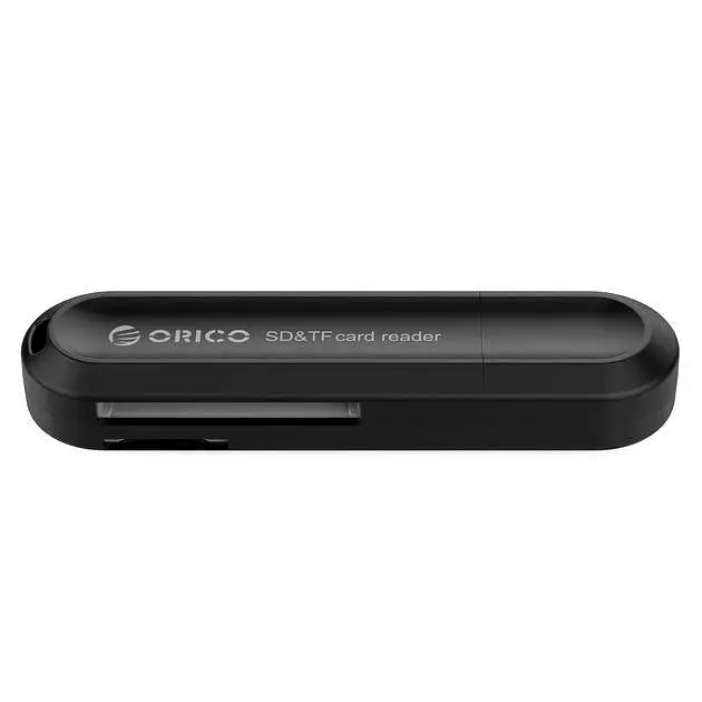 Кардридер Orico USB 3.0 для карт SD/microSD з підтримкою OTG (CRS21-BK) - фото 2