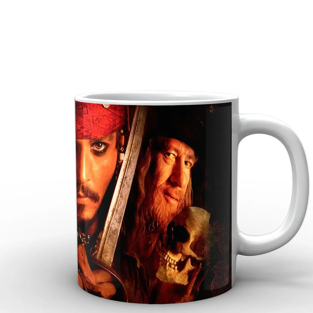 Кружка GeekLand Pirates of the Caribbean Пираты Карибского моря гектор барбоса PC.02.027 330 мл белая - фото 3