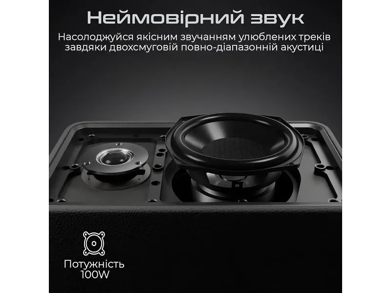 Портативна колонка HiFuture Passion X Black (passion-x.black) - фото 2