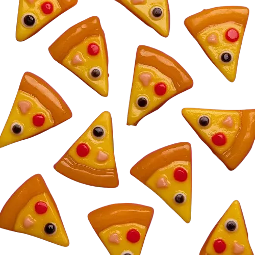 Жувальні цукерки Treat Street Gummy Candy Zombie Bites Pizza Party 24г - фото 5