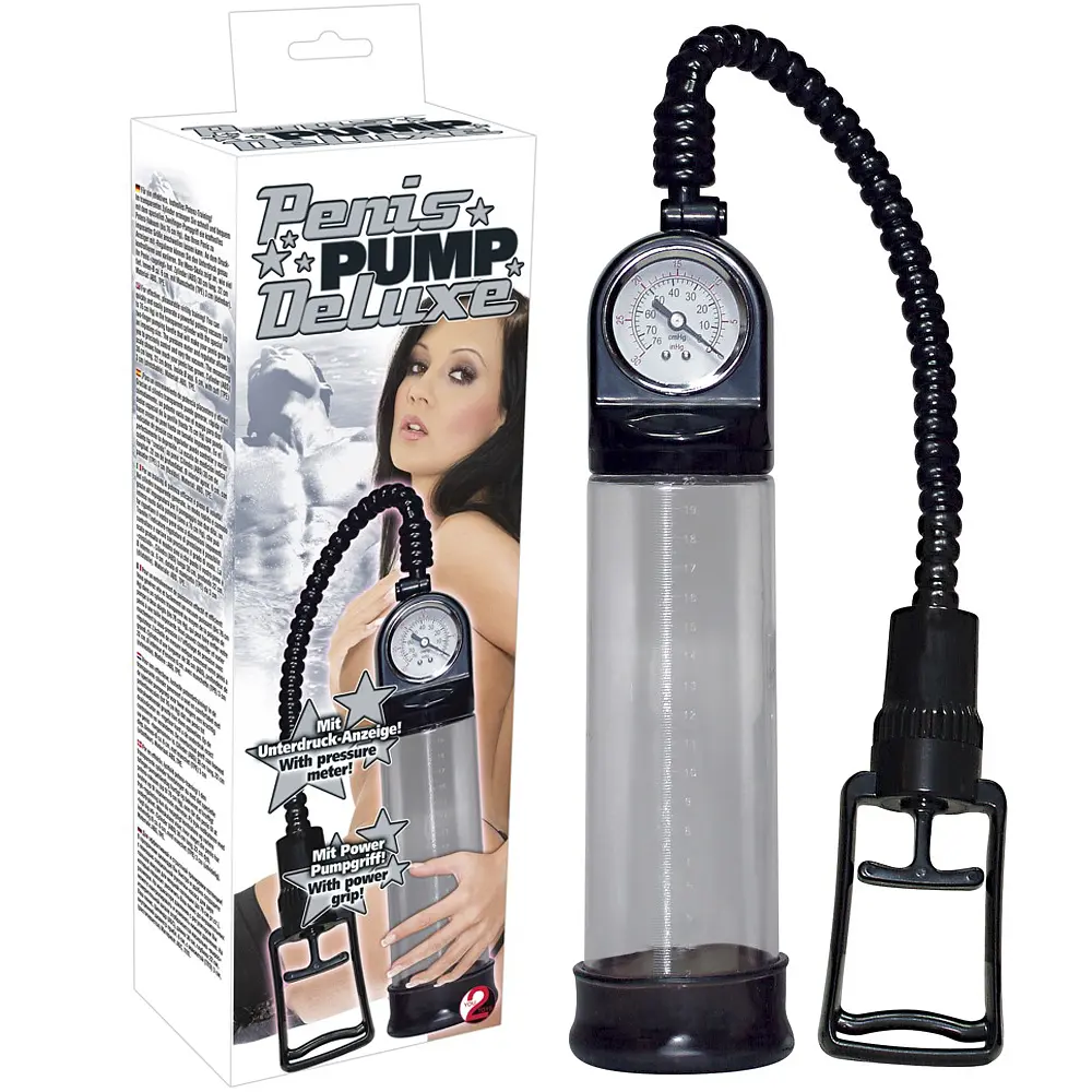 Вакуумна помпа Orion You2Toys Penis Pump Deluxe з манометром 30х6 см - фото 2