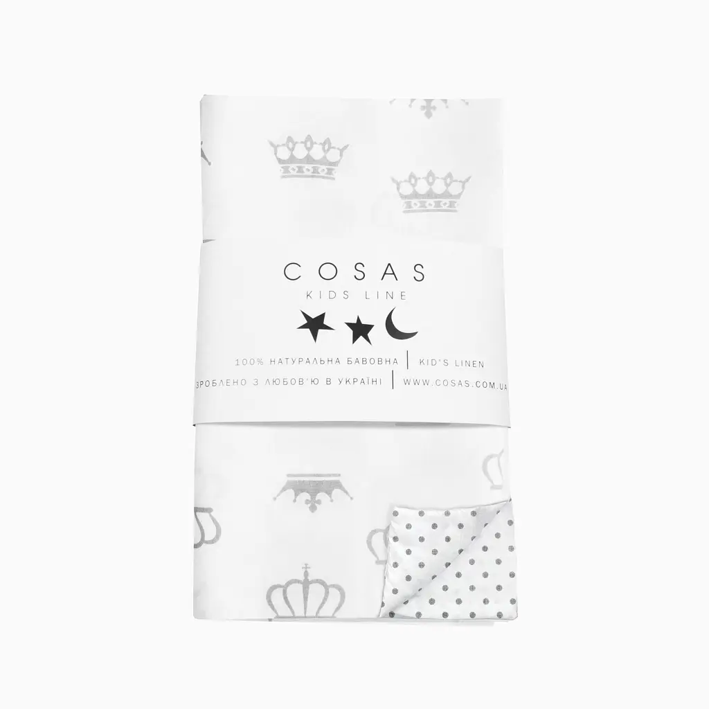 Дитяча постільна білизна в ліжечко CROWN & DOTS COSAS (4822053088776) - фото 4