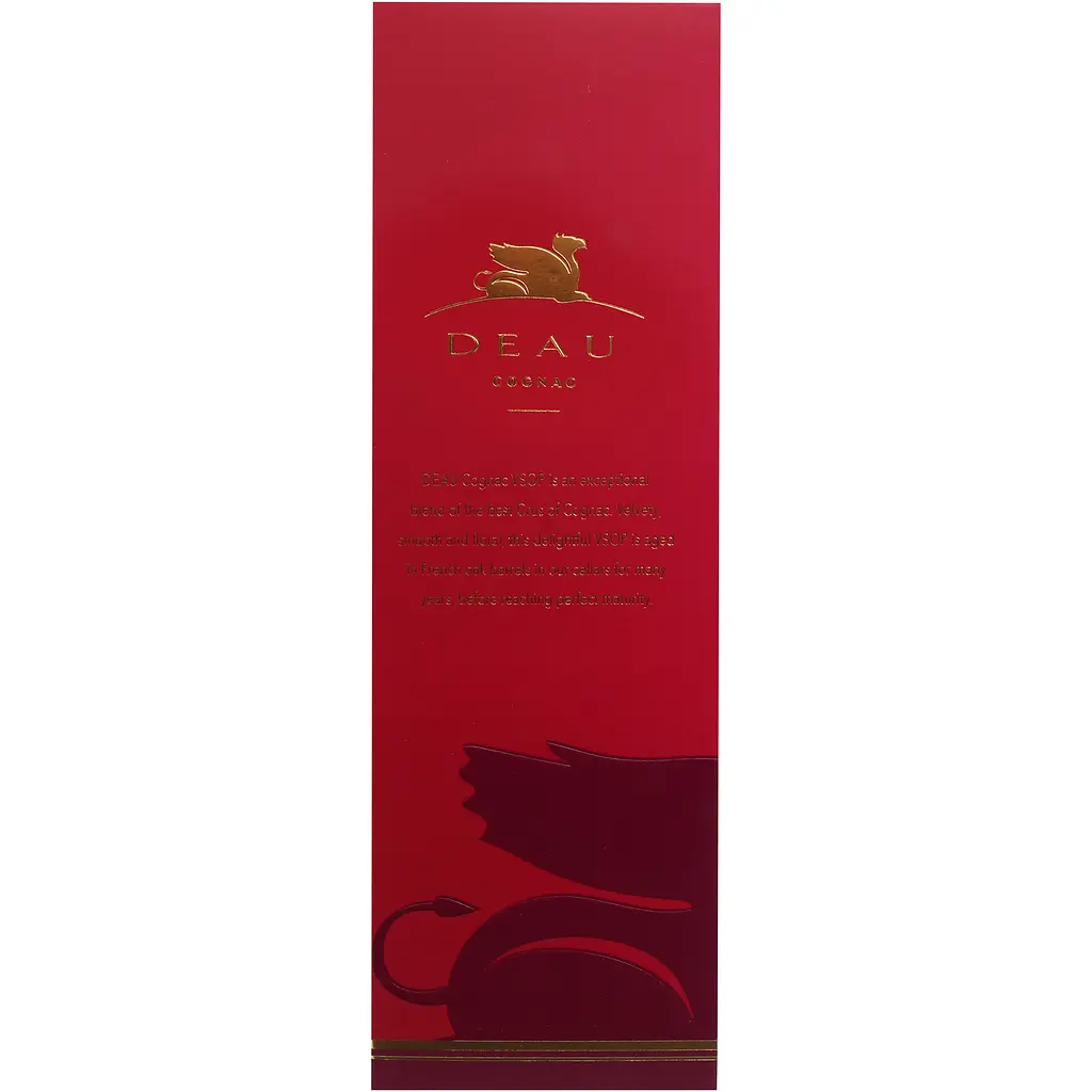 Уцінка. Коньяк Deau Cognac VSOP 40% 0.7 л у подарунковій упаковці - фото 6