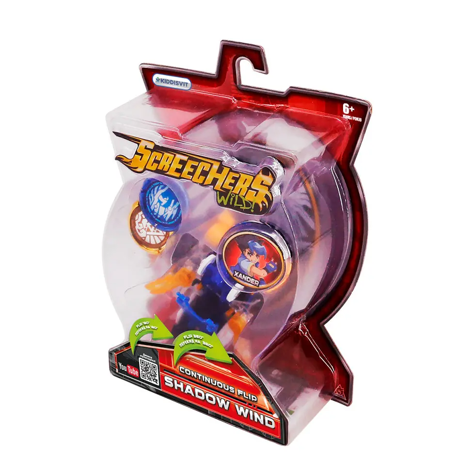 Машинка-трансформер Screechers Wild! Шедоу Вінд  EU684101 - фото 7