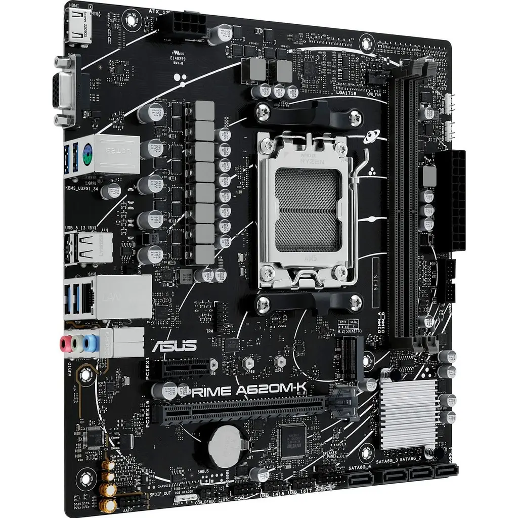 Материнська плата Asus Prime A620M-K (90MB1F40-M0EAY0) [104425] - фото 4