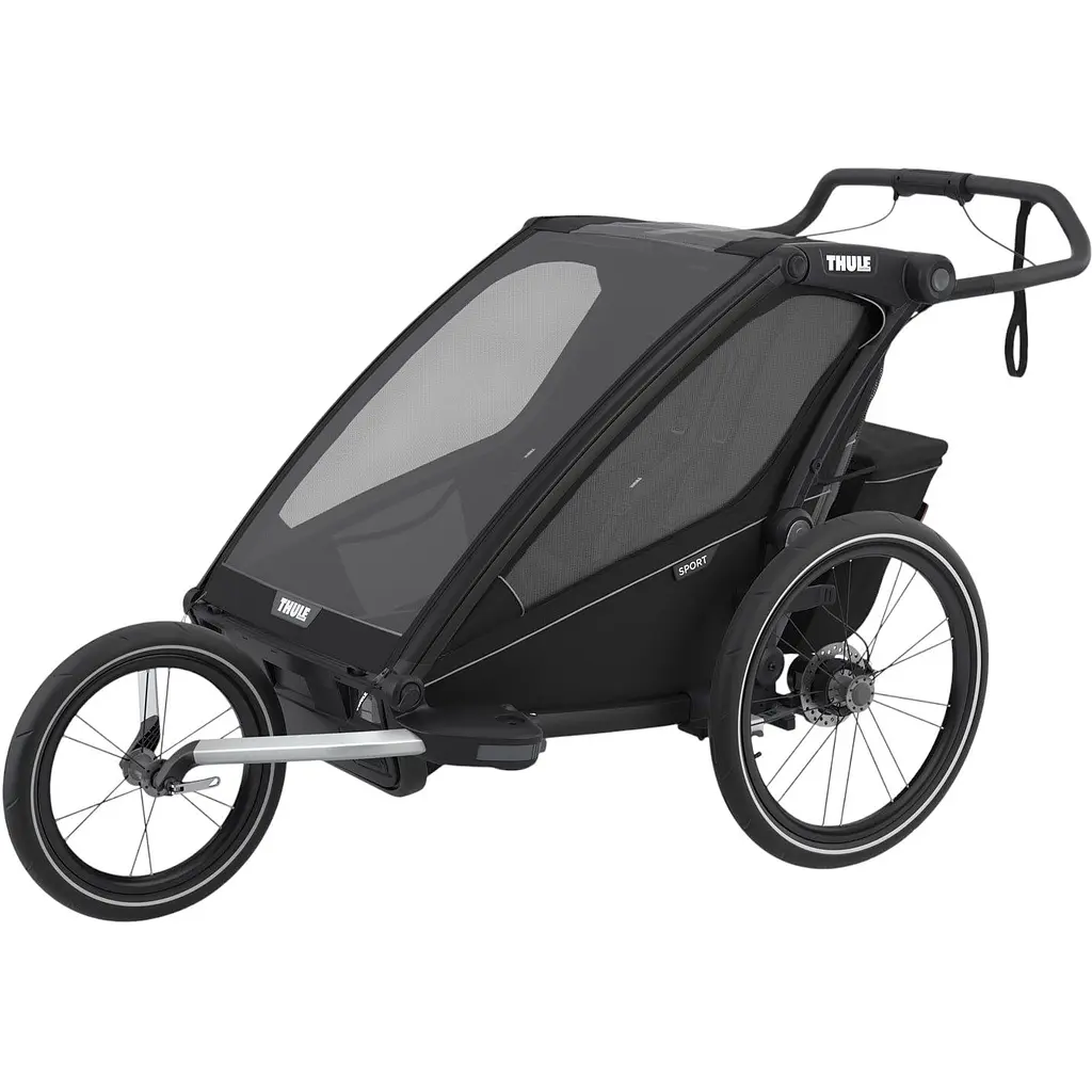 Дитяча коляска Thule Chariot Sport Double (Midnight Black) (TH 10201023) - фото 2