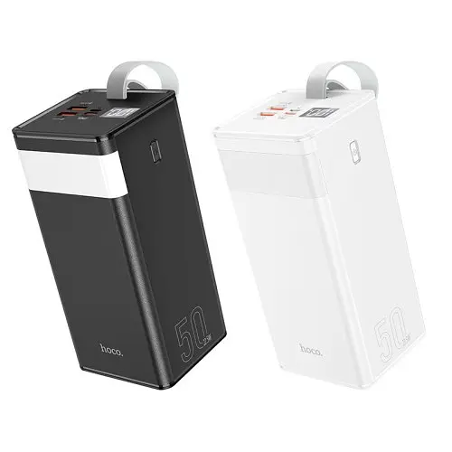 УМБ Hoco J86A Powermaster fully compatible PD20W/QC/LCD/Lamp 50 000mAh чорний - фото 6