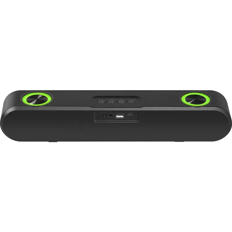 Акустична система 1.0 Defender Саундбар Z9 16Вт, Bluetooth/FM/USB/TF/AUX, LED чорна - фото 4