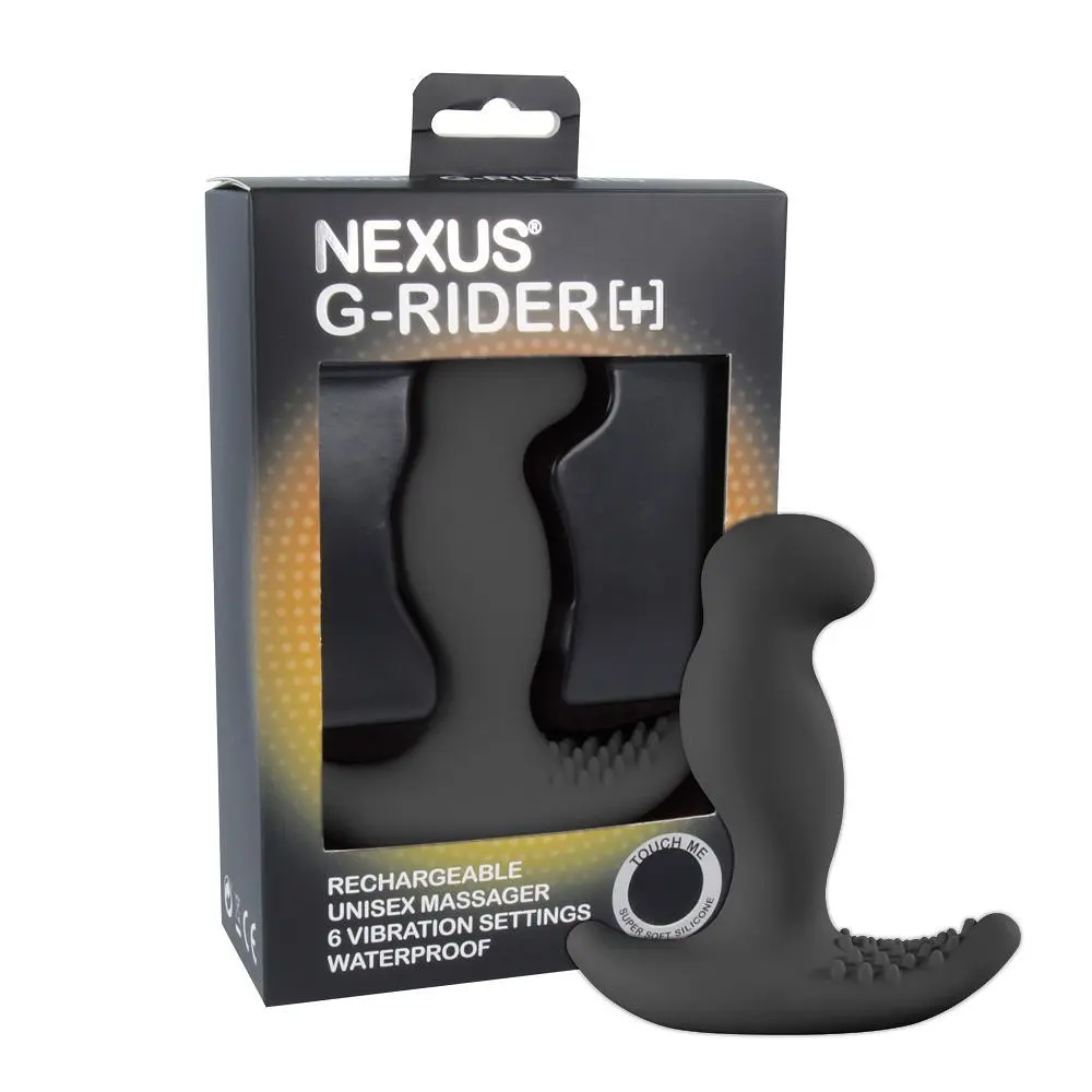 Массажер простаты с вибрацией Nexus G-Rider Plus Black - фото 2