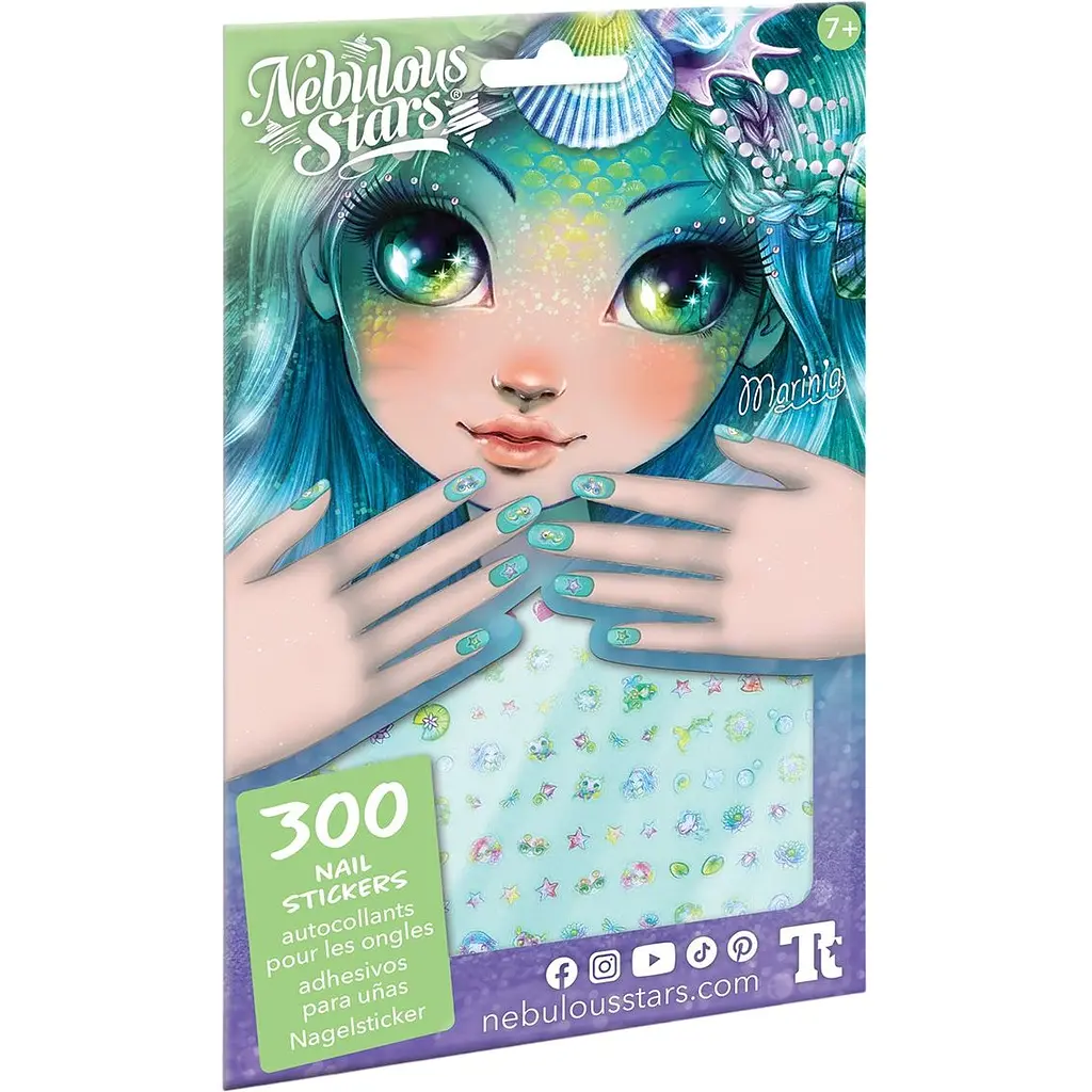Набор наклейок на ногти Nebulous Stars Боди-Арт Звездная красота в ассортименте (11459) - фото 3