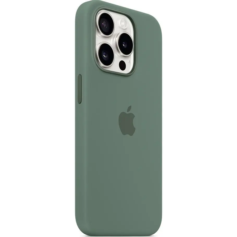 Чохол Silicone Case with MagSafe для Apple iPhone 15 Pro Cypress AAA [93263] - фото 2