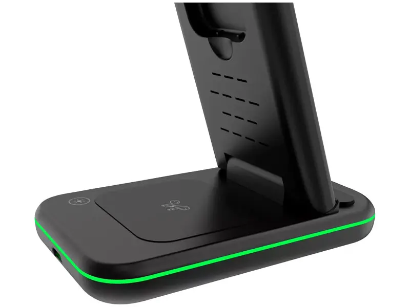 Бездротовий зарядний пристрій Canyon 3-in-1 Wireless charging station WS-304 (CNS-WCS304B) - фото 3