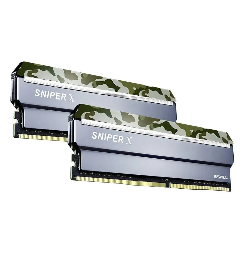 Модуль пам'яті G.Skill DDR4 16Gb (2x8) SniperX Classic Camo 3200 MHz (F4-3200C16D-16GSXFB) - фото 2