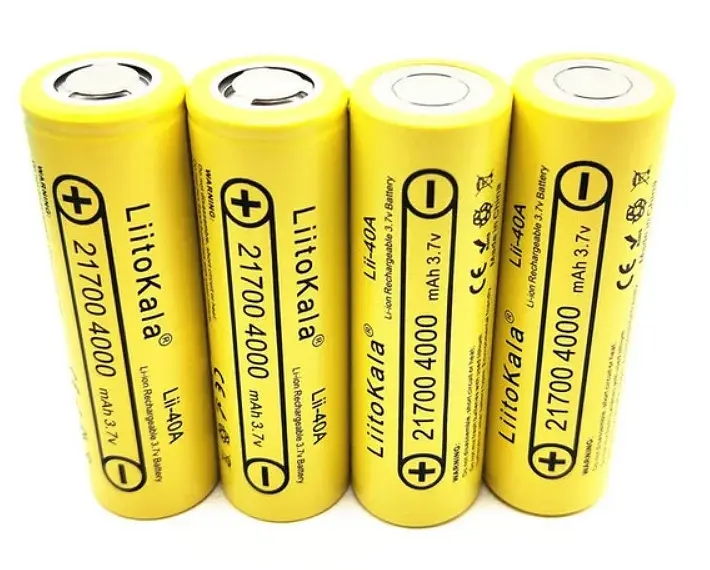 Акумулятор LiitoKala 21700 Lii-40A 3.7 V 4000mAh Жовтий (1368088896) - фото 6