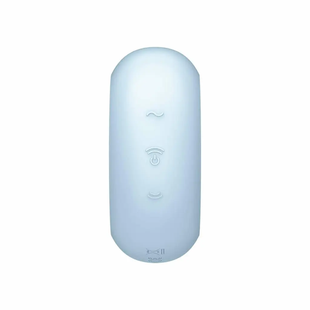 Вакуумний стимулятор клітора з вібрацією Satisfyer Pro To Go 3 блакитний - фото 3