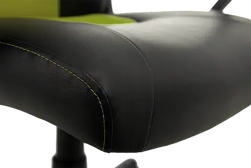 Геймерское кресло GT Racer черное с зеленым (X-2640 Black/Green) - фото 8