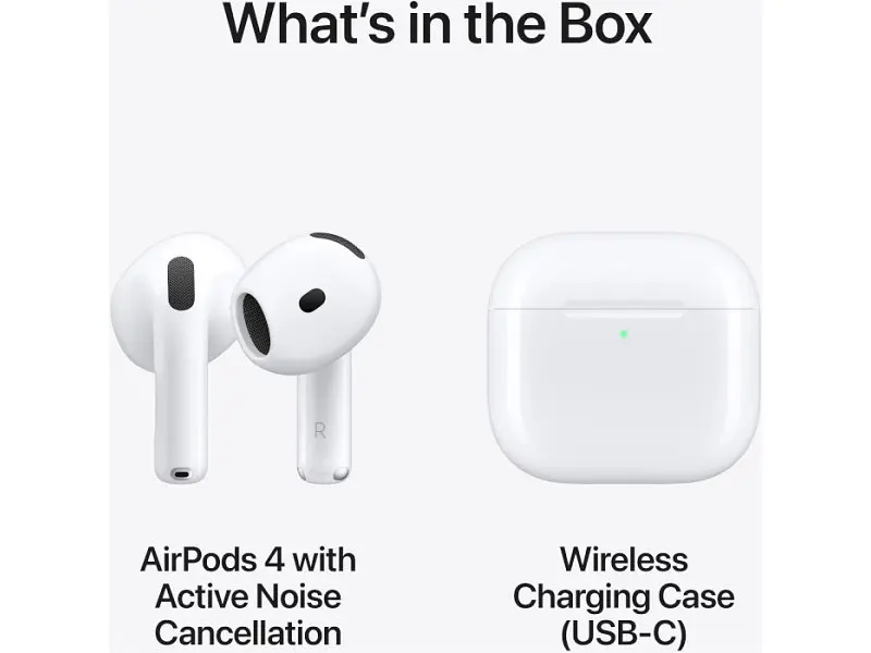 Навушники TWS Apple AirPods 4 with Active Noise Cancellation (MXP93) - фото 4