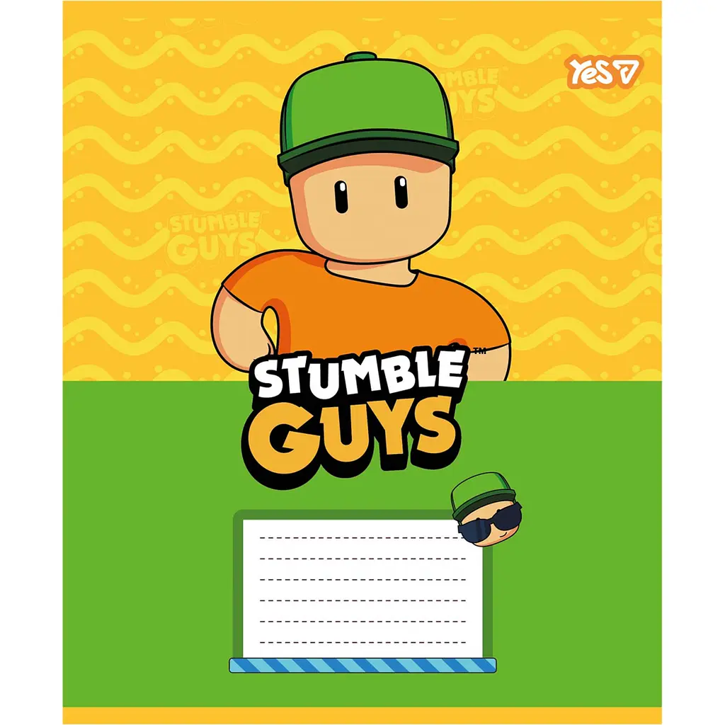 Набір зошитів Yes Stumble Guys 12 аркушів у клітинку 25 шт. (768728) - фото 5