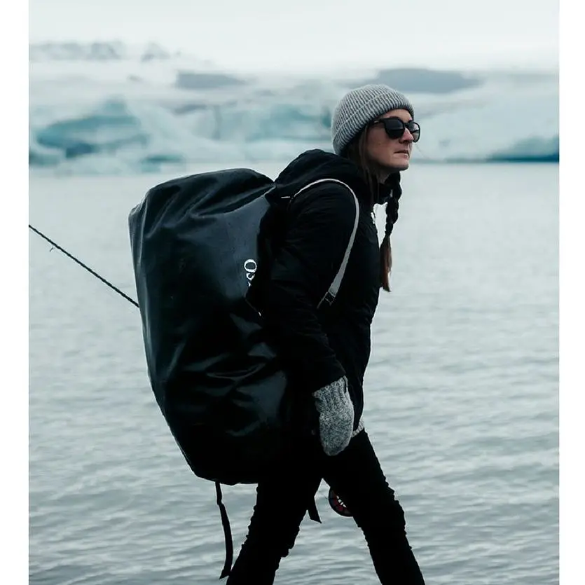 Сумка Osprey Transporter WP Duffel 100 оранжевая - фото 3