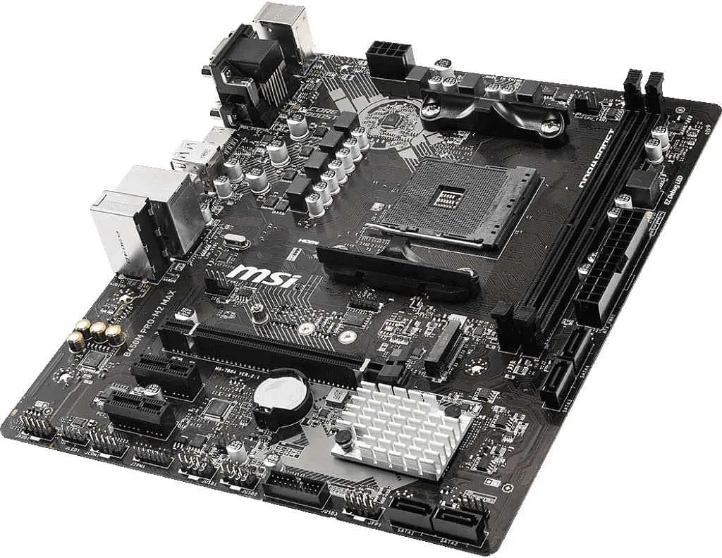 Материнська плата MSI B450M Pro-M2 Max (B450M Pro-M2 Max) (Socket AM4, AMD B450, Micro-ATX) Б/в - фото 2
