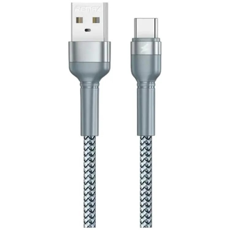 Кабель Remax RC-124a 2.4A Type-C cable Silver
