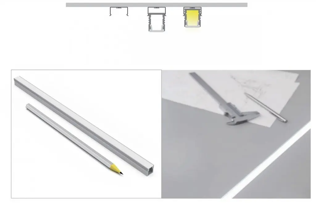 LED профіль підвісний з розсіювачем PC, 2м KLOODI KLP0809 2 - фото 2