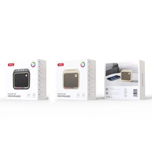 Акустична система XO F63 Joy Portable Bluetooth Speaker 3W Бежева - фото 2
